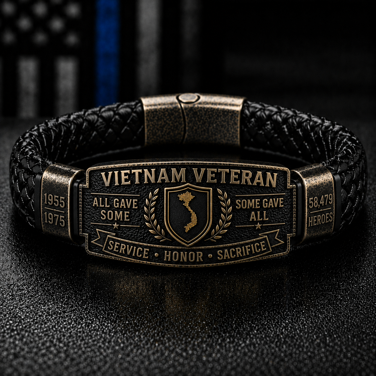 Vietnam Veteran Honor Bracelet — A Tribute to Service, Brotherhood & Sacrifice