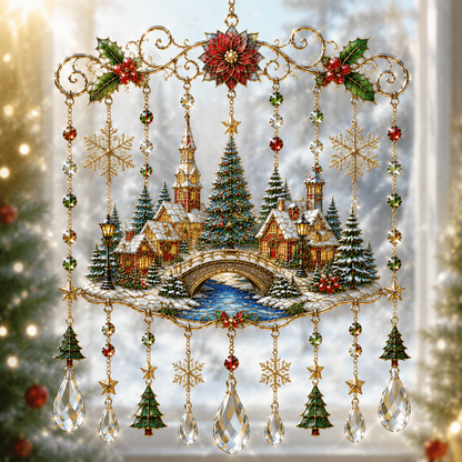 Handmade Christmas Window Hanging