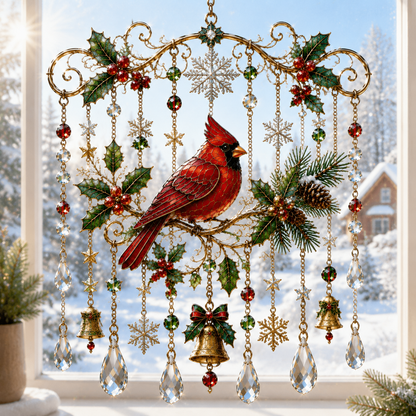 Handmade Christmas Window Hanging