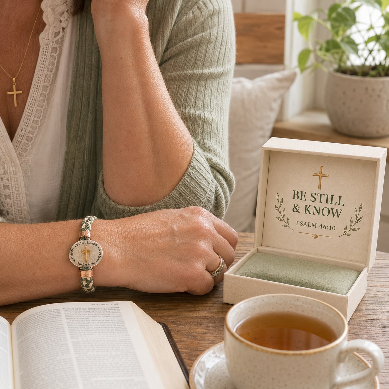 🔥 LAST DAY 50% OFF – ✝️ Christian Scripture Faith Bracelet Collection
