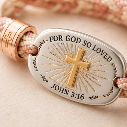 🔥 LAST DAY 50% OFF – ✝️ Christian Scripture Faith Bracelet Collection