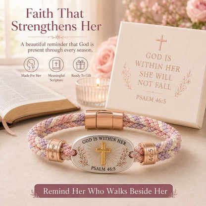 🔥 LAST DAY 50% OFF – ✝️ Christian Scripture Faith Bracelet Collection