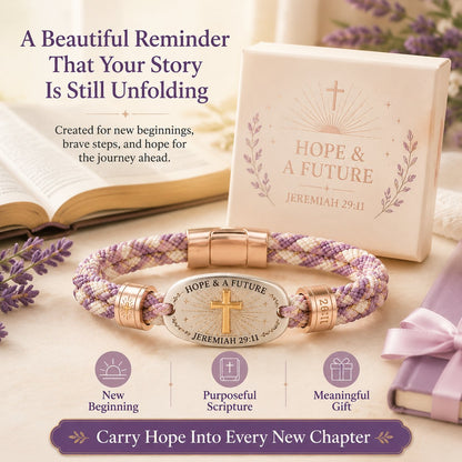 🔥 LAST DAY 50% OFF – ✝️ Christian Scripture Faith Bracelet Collection