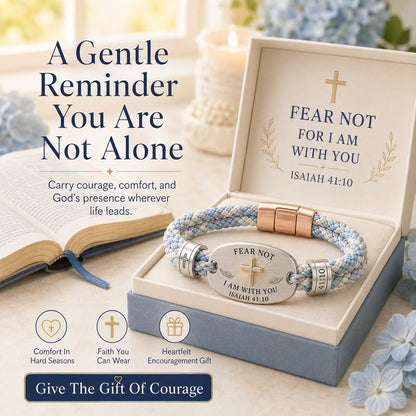 🔥 LAST DAY 50% OFF – ✝️ Christian Scripture Faith Bracelet Collection