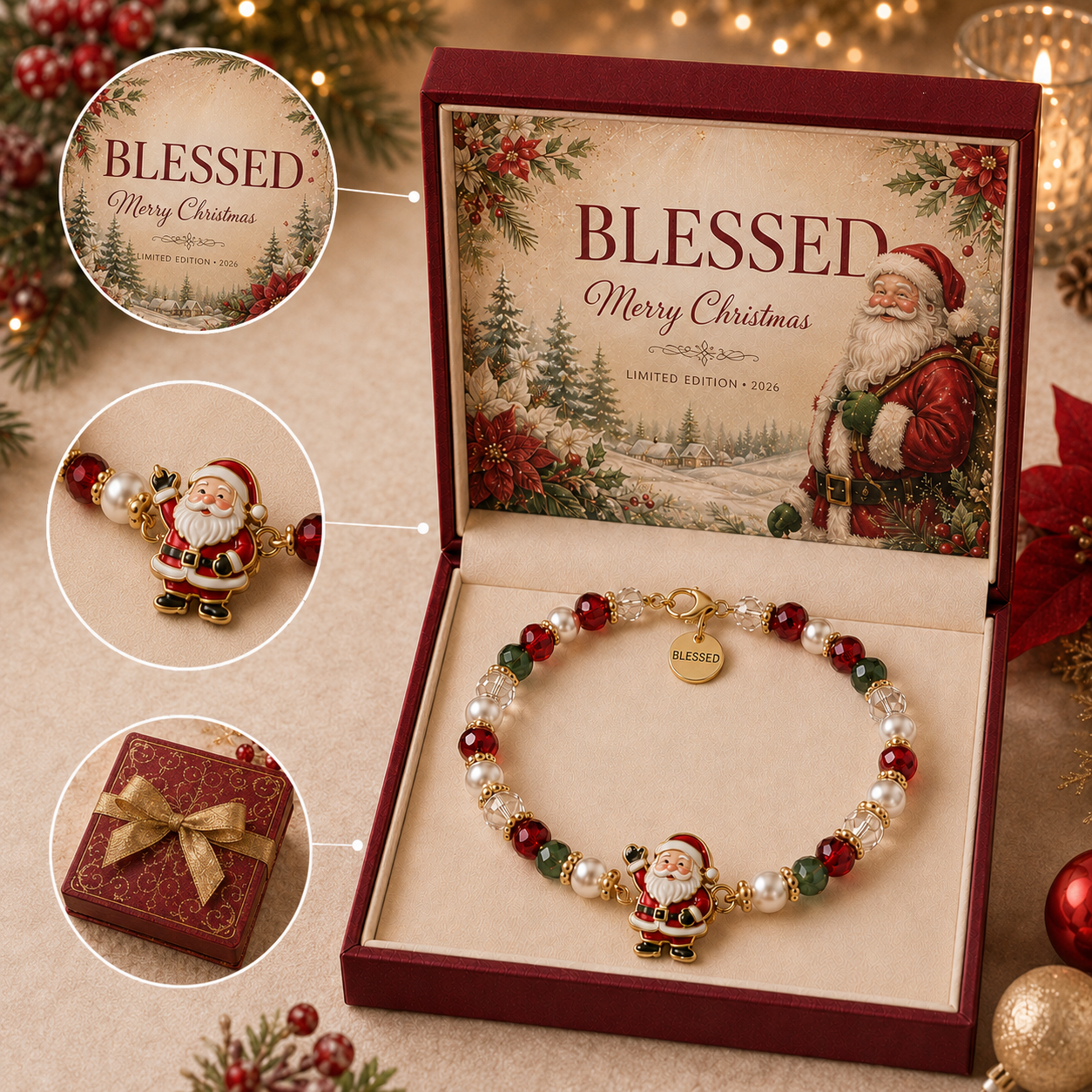 🔥Limited 3-Day Special-🎄 Christmas Meaning Bracelet with Gift Box