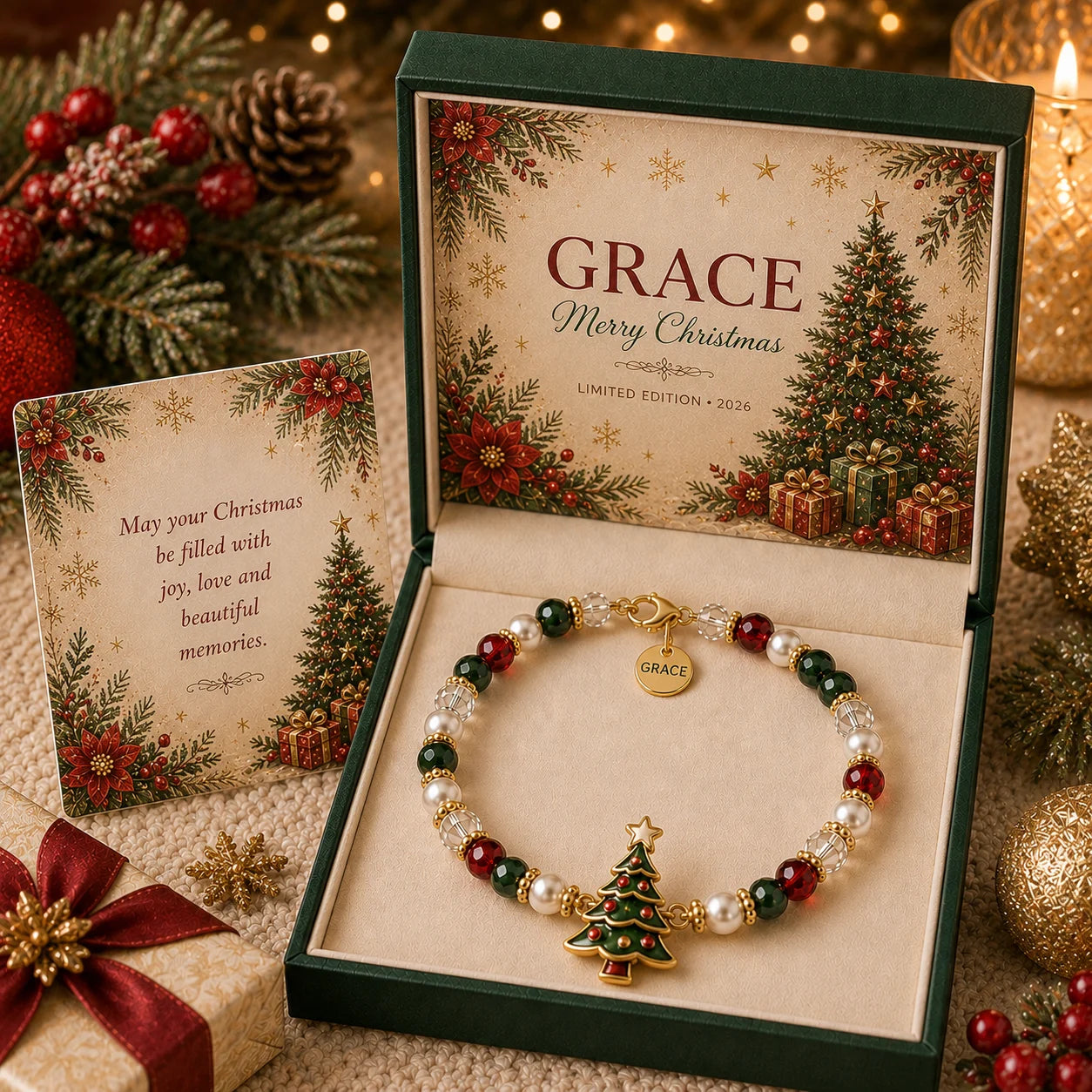 🔥Limited 3-Day Special-🎄 Christmas Meaning Bracelet with Gift Box