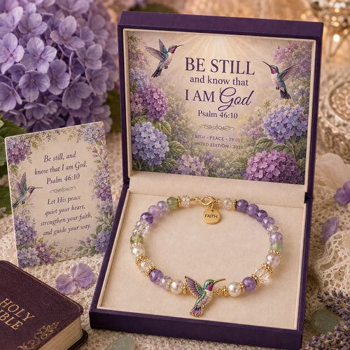 ✝️ Psalm 46:10 Faith Bracelet | Limited Edition 2026 Christian Jewelry