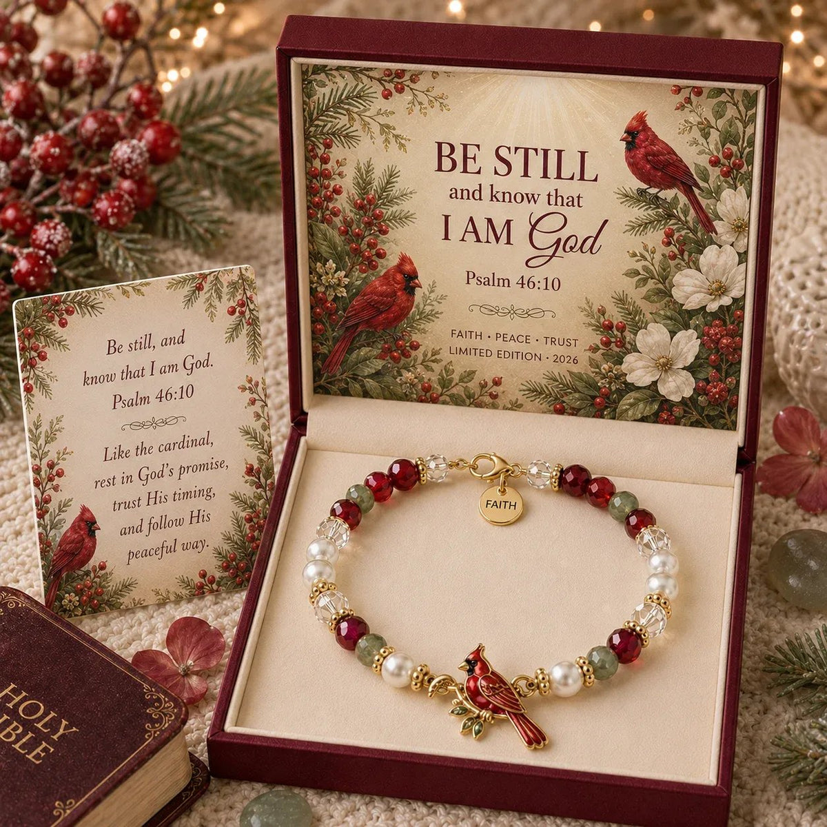 ✝️ Psalm 46:10 Faith Bracelet | Limited Edition 2026 Christian Jewelry