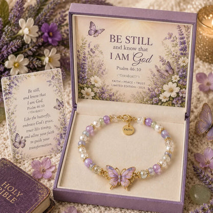 ✝️ Psalm 46:10 Faith Bracelet | Limited Edition 2026 Christian Jewelry
