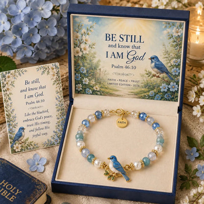 ✝️ Psalm 46:10 Faith Bracelet | Limited Edition 2026 Christian Jewelry