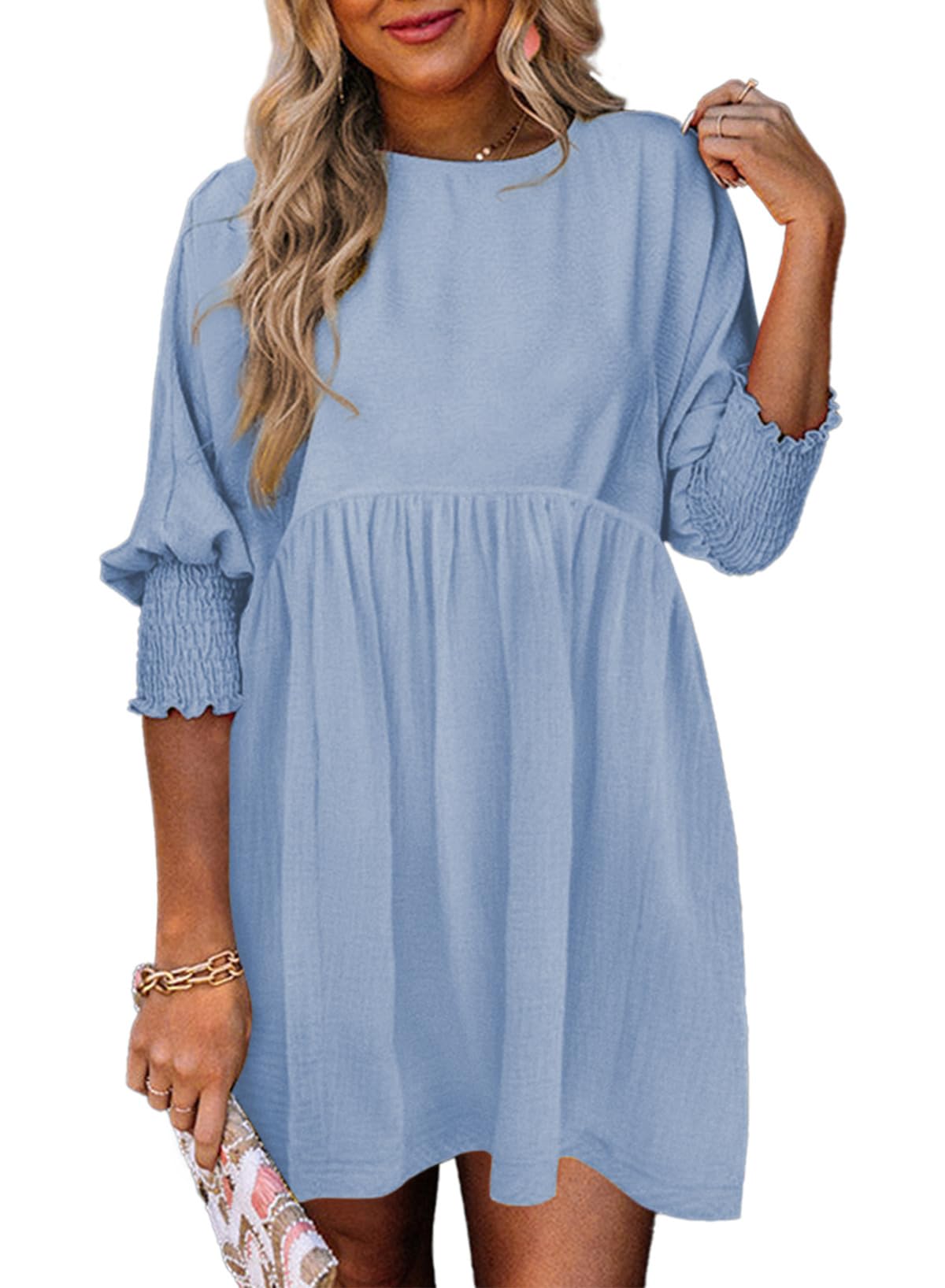 Women's Spring Casual Swing Tunic Dress (Buy 2 Free Shipping)
