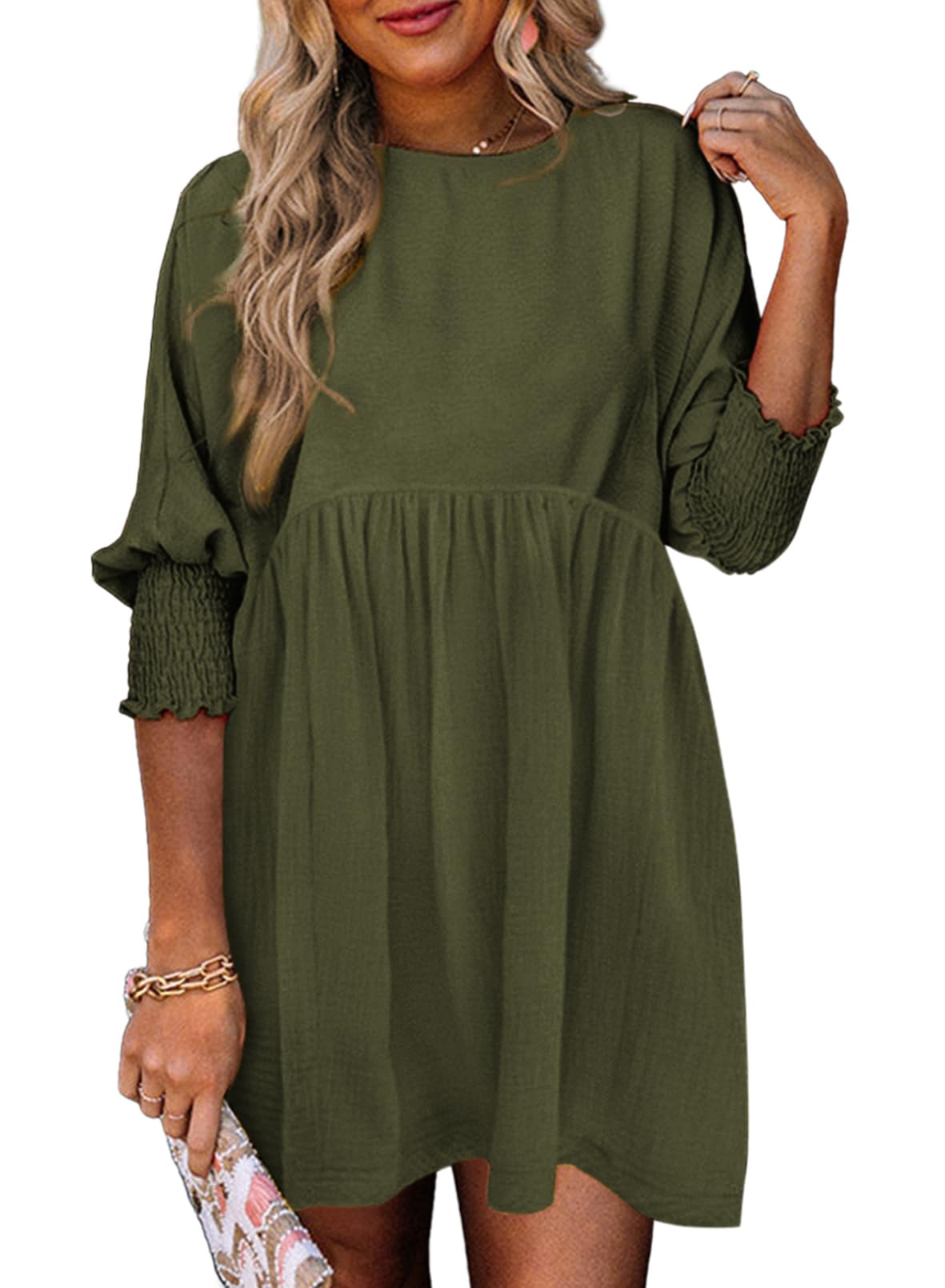 Women's Spring Casual Swing Tunic Dress (Buy 2 Free Shipping)
