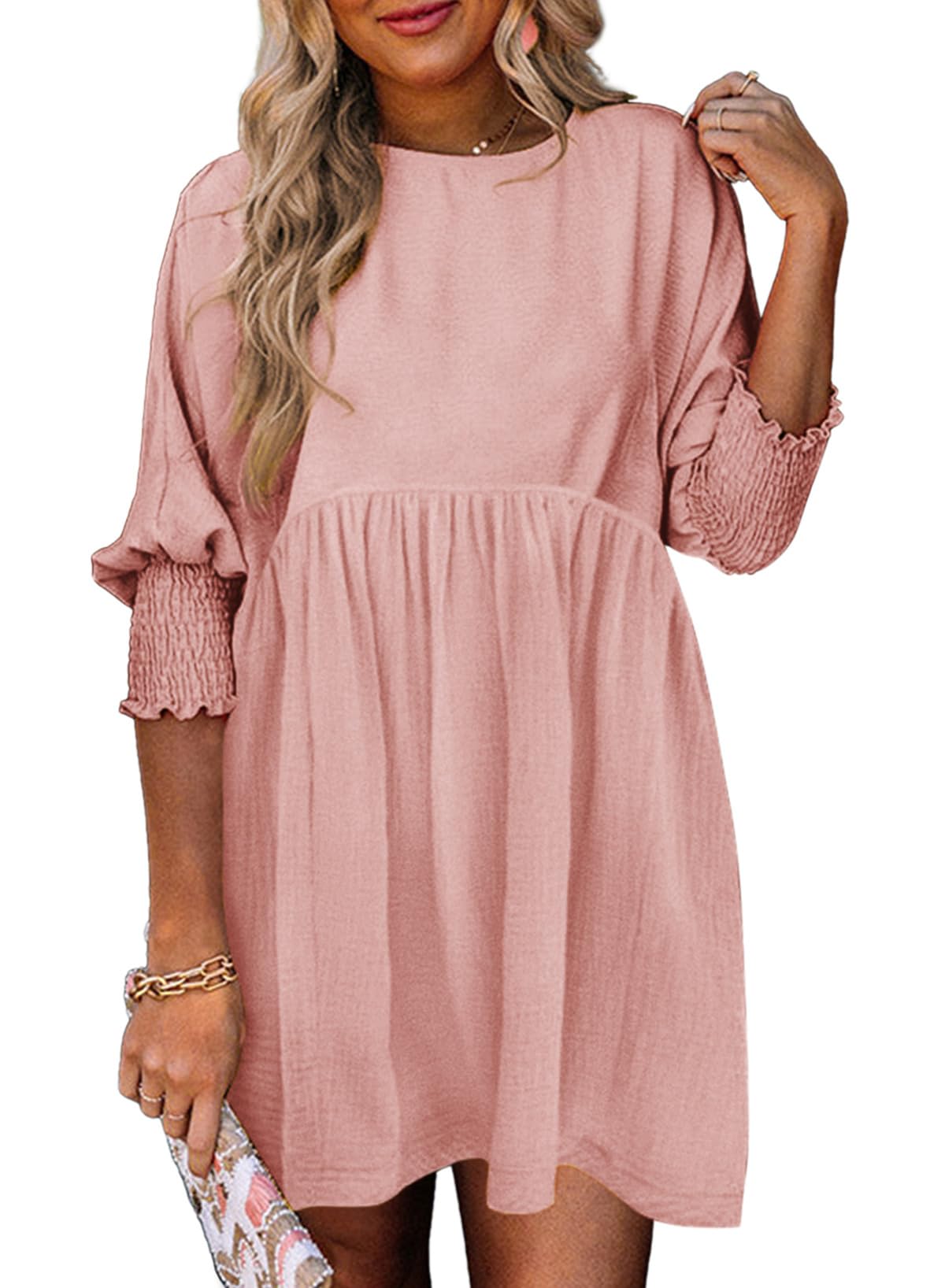 Women's Spring Casual Swing Tunic Dress (Buy 2 Free Shipping)