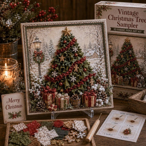 🎁 🎁 3D-kerststof-poke-art-set🎄 Buy 2 & Get Free Shipping 🎁