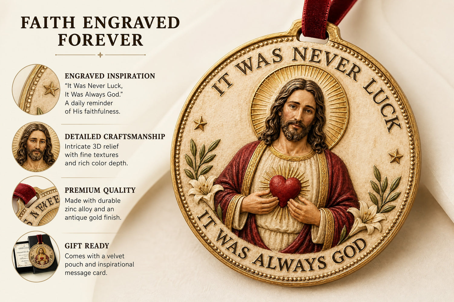 Faith Engraved Around the Edge
