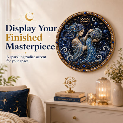 12 Zodiac Signs Pearl Art Kit | DIY Handmade Beaded Window Hanging