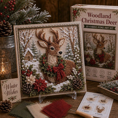 🎁 🎁 3D-kerststof-poke-art-set🎄 Buy 2 & Get Free Shipping 🎁
