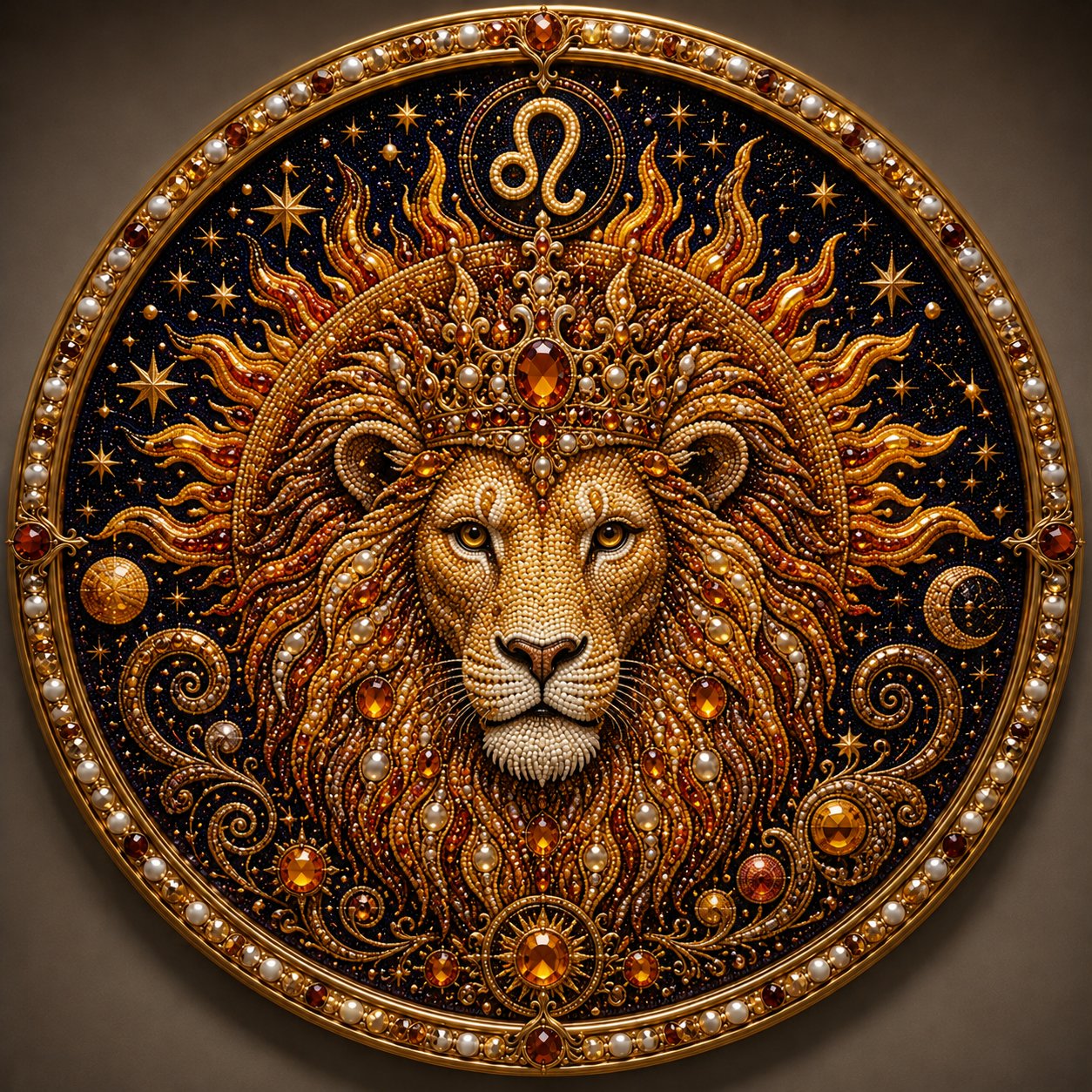 12 Zodiac Signs Pearl Art Kit | DIY Handmade Beaded Window Hanging