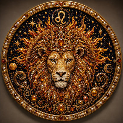 12 Zodiac Signs Pearl Art Kit | DIY Handmade Beaded Window Hanging