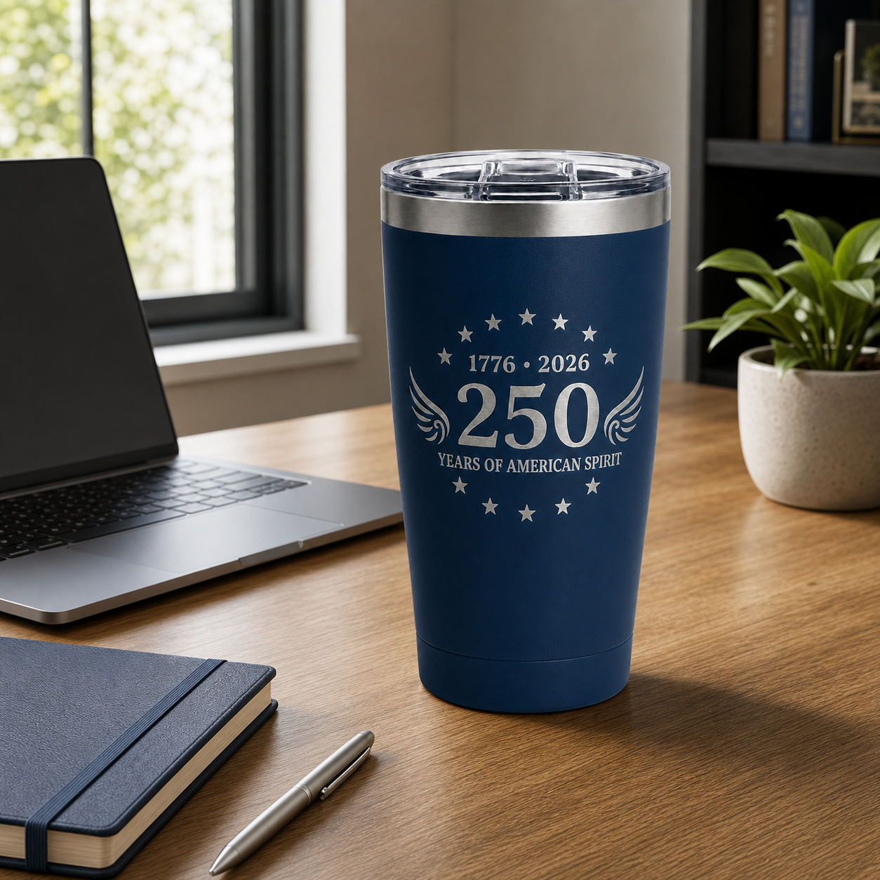 🇺🇸 Raise a Cup to 250 Years of American Spirit — 1776–2026 Heritage 20 oz Insulated Tumbler 🎄