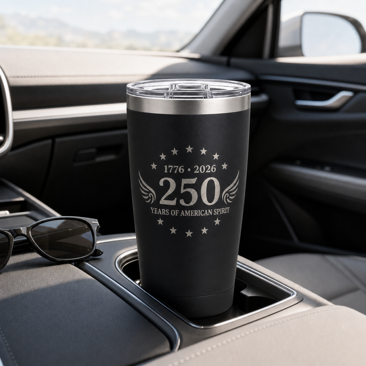 🇺🇸 Raise a Cup to 250 Years of American Spirit — 1776–2026 Heritage 20 oz Insulated Tumbler 🎄