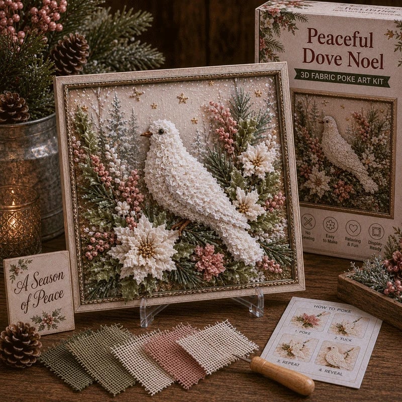 🎁 🎁 3D-kerststof-poke-art-set🎄 Buy 2 & Get Free Shipping 🎁