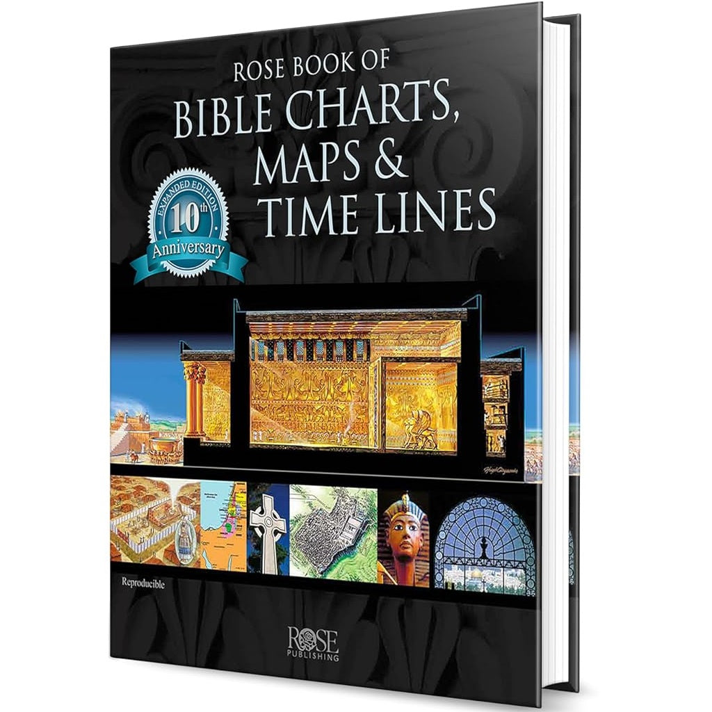 🔥Last Day 70% off🔥10th Anniversary Edition Bible Charts, Maps and Time Lines（Spiral-bound hardcover）