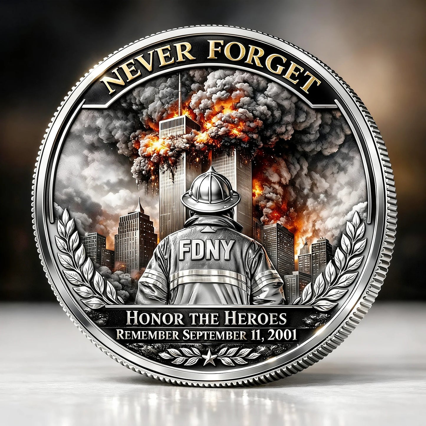 9/11 Never Forget – 25th Anniversary Commemorative Coin
