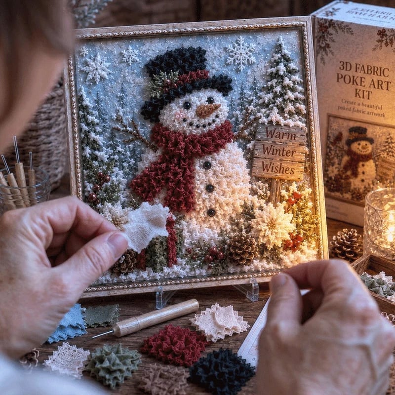 🎁 🎁 3D-kerststof-poke-art-set🎄 Buy 2 & Get Free Shipping 🎁