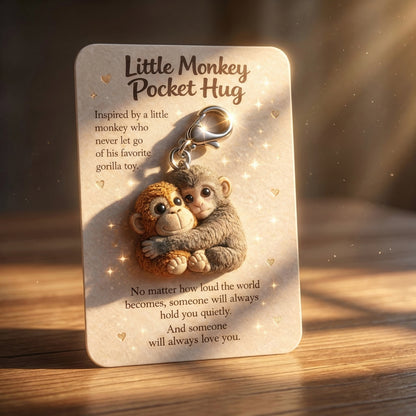 🔥Last Day 49% Off🔥Little Monkey Pocket Hug – A Tiny Symbol of Comfort