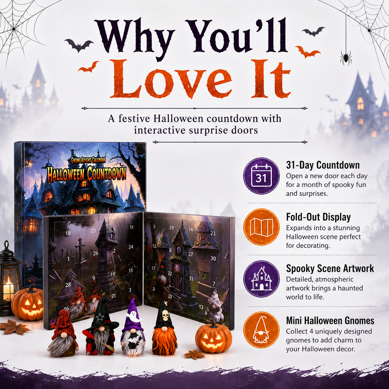 🔥Last Day Hot Sale 50%OFF - 🎃Gnome Advent Calendar