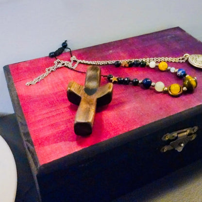Cross My Heart-Handheld Wooden Cross