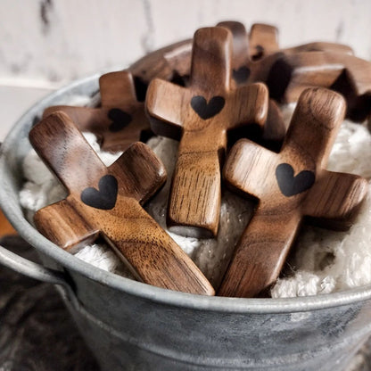 Cross My Heart-Handheld Wooden Cross