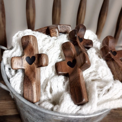 Cross My Heart-Handheld Wooden Cross