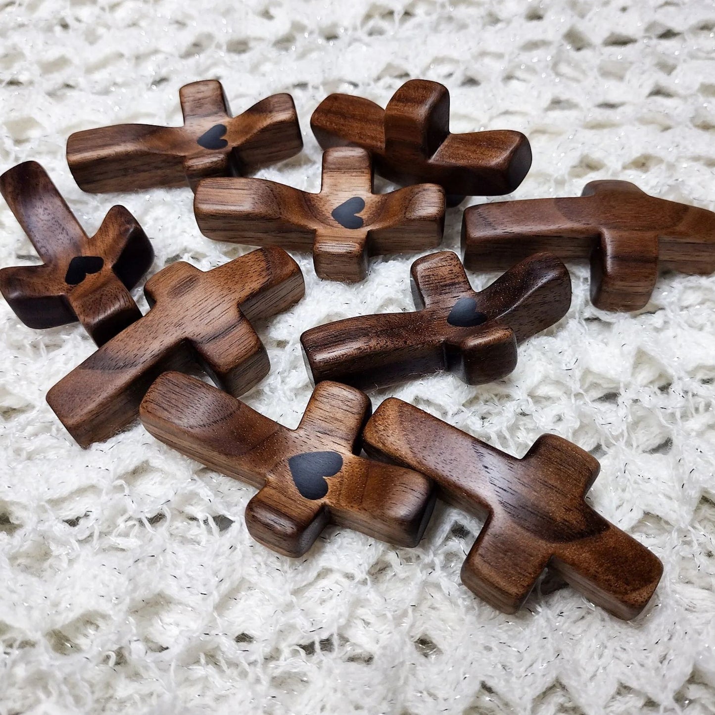 Cross My Heart-Handheld Wooden Cross
