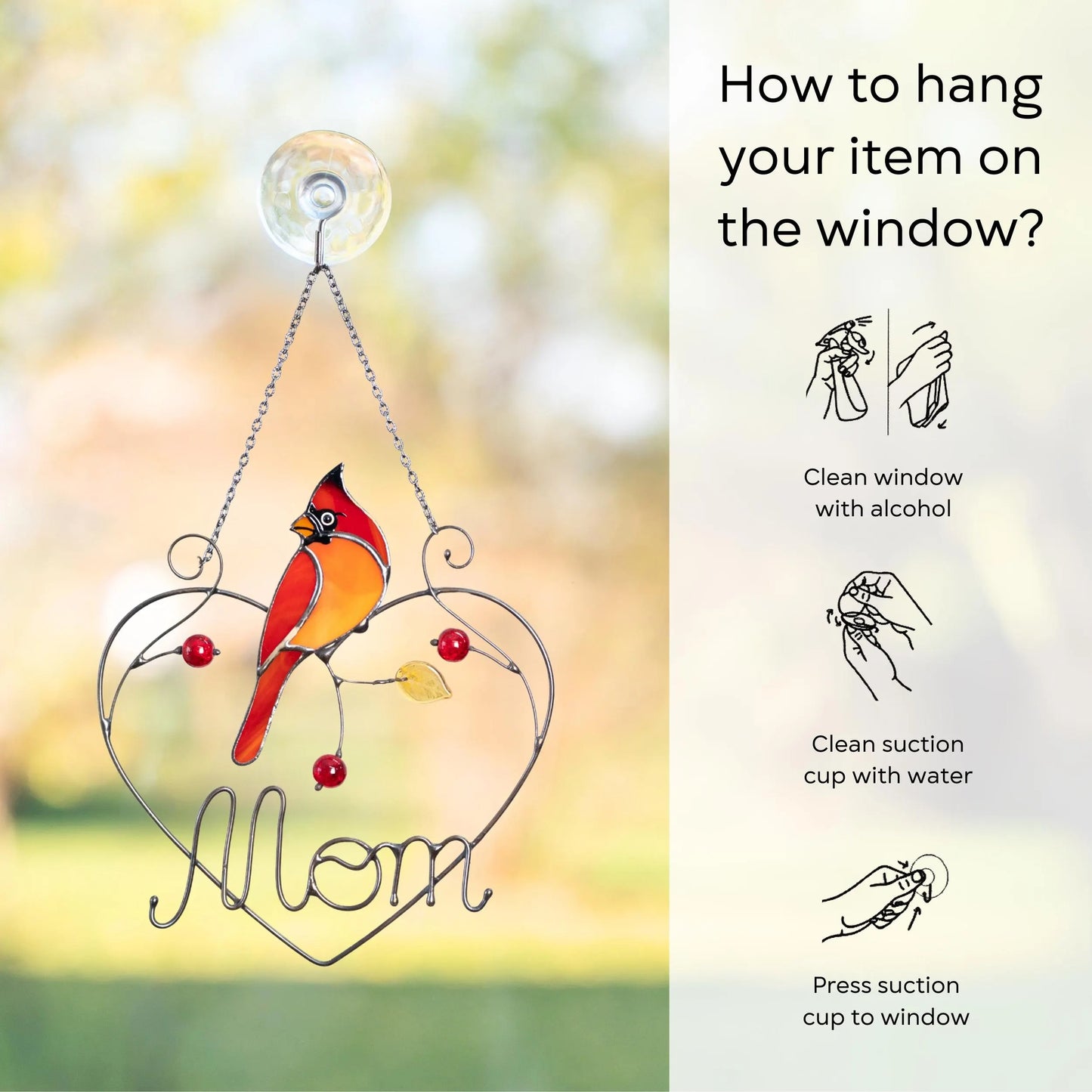 🔥Mother's Day 50% OFF🐦Stained Glass Bird Suncatcher
