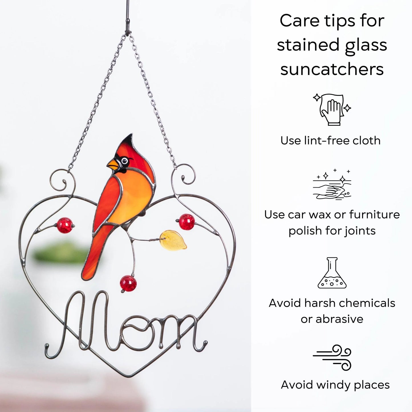 🔥Mother's Day 50% OFF🐦Stained Glass Bird Suncatcher