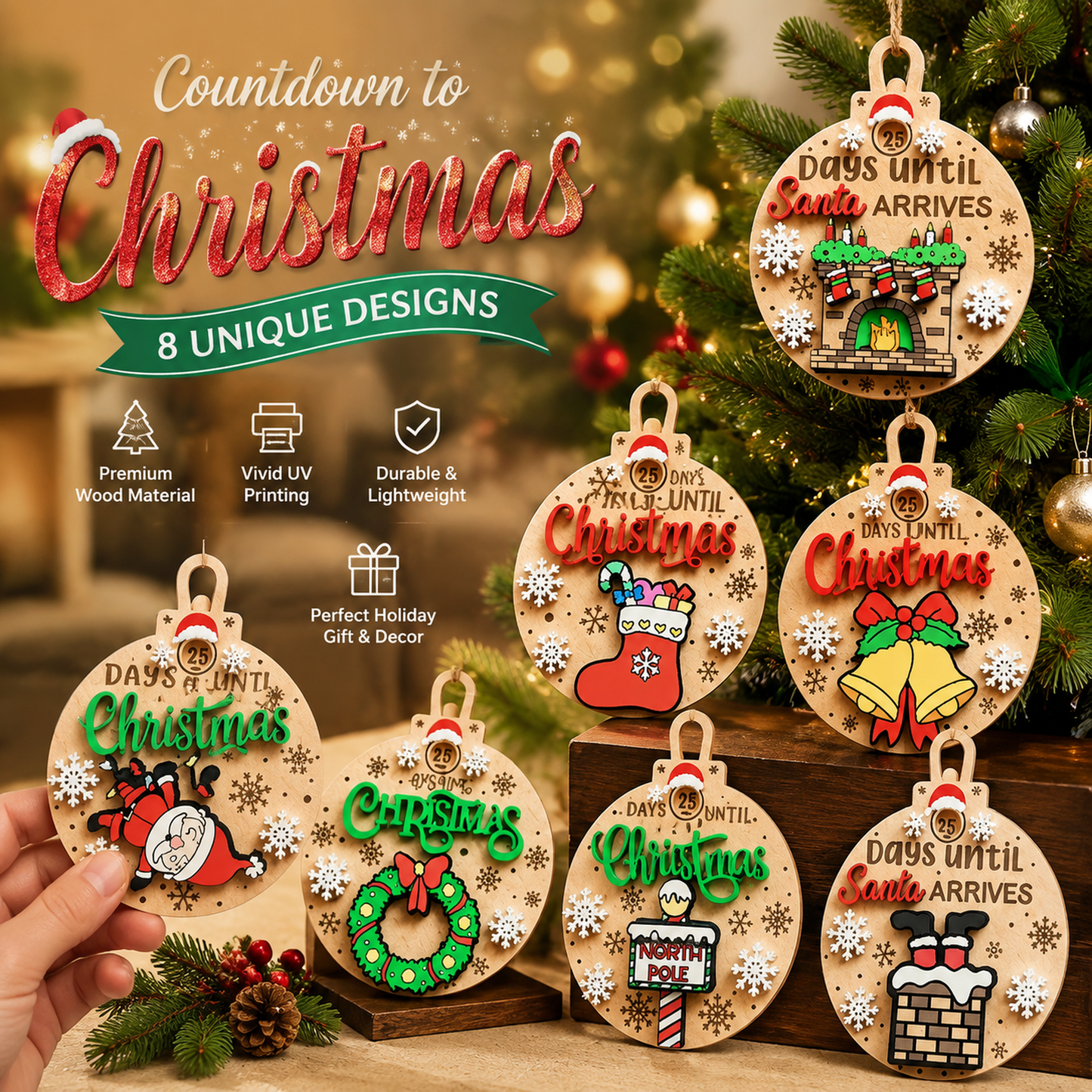 🎅Christmas Countdown Onaments