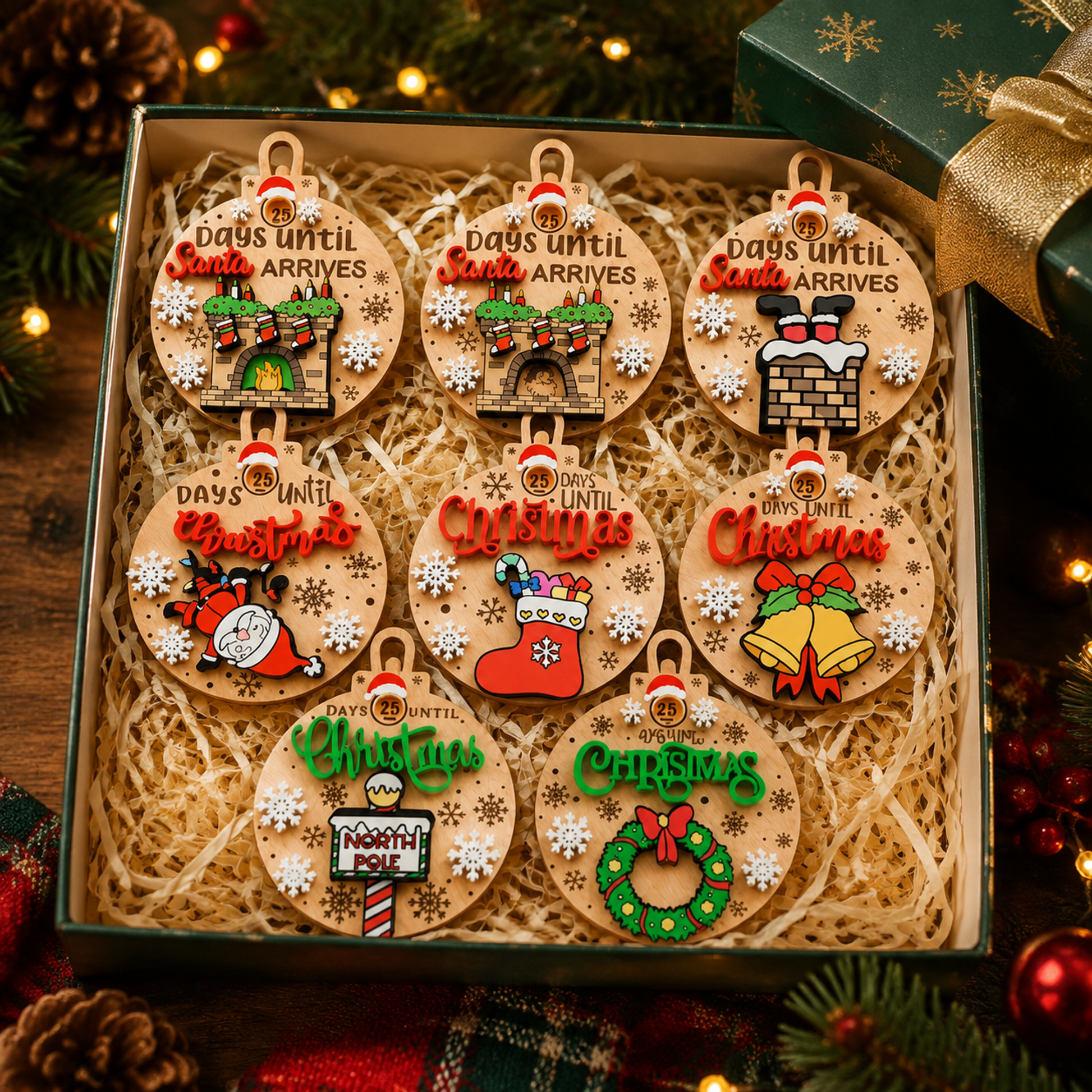 🎅Christmas Countdown Onaments