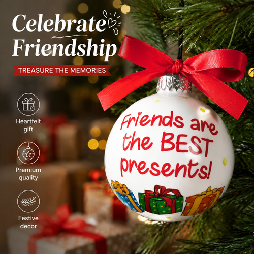 ❤Hand Painted-Friendship Ornaments For Ture Friends🎁