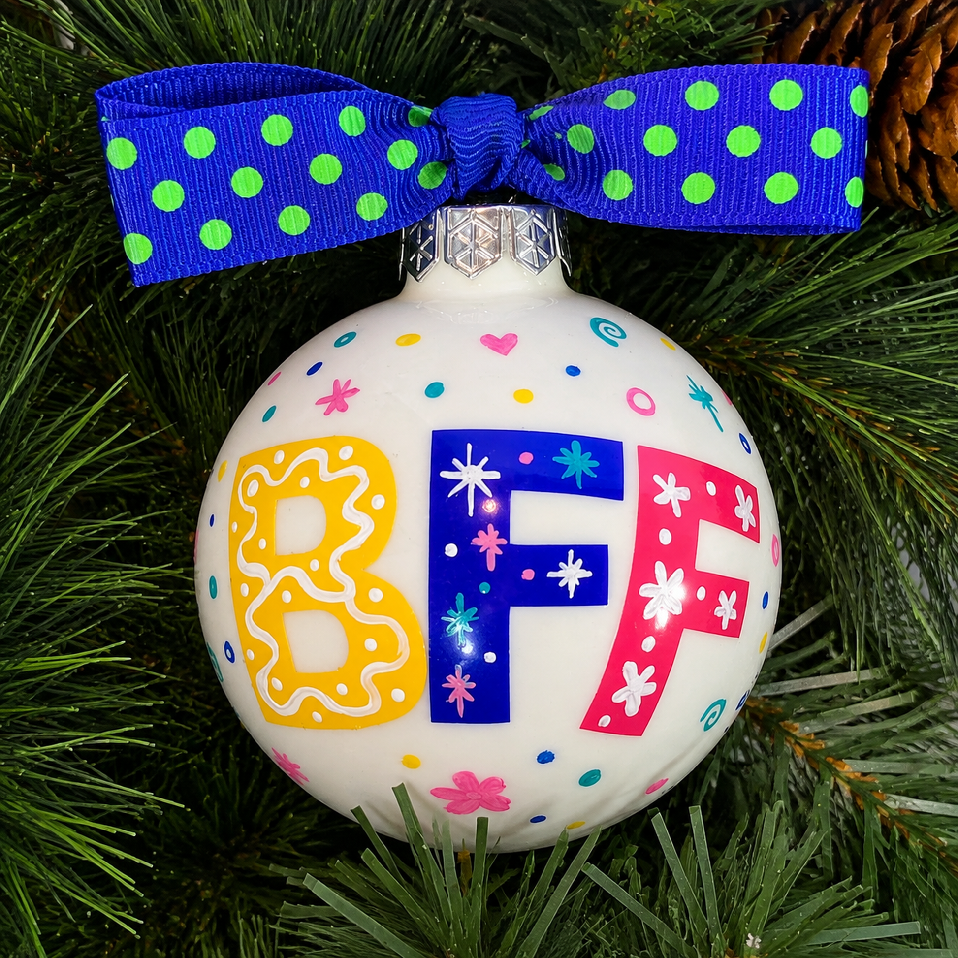 ❤Hand Painted-Friendship Ornaments For Ture Friends🎁