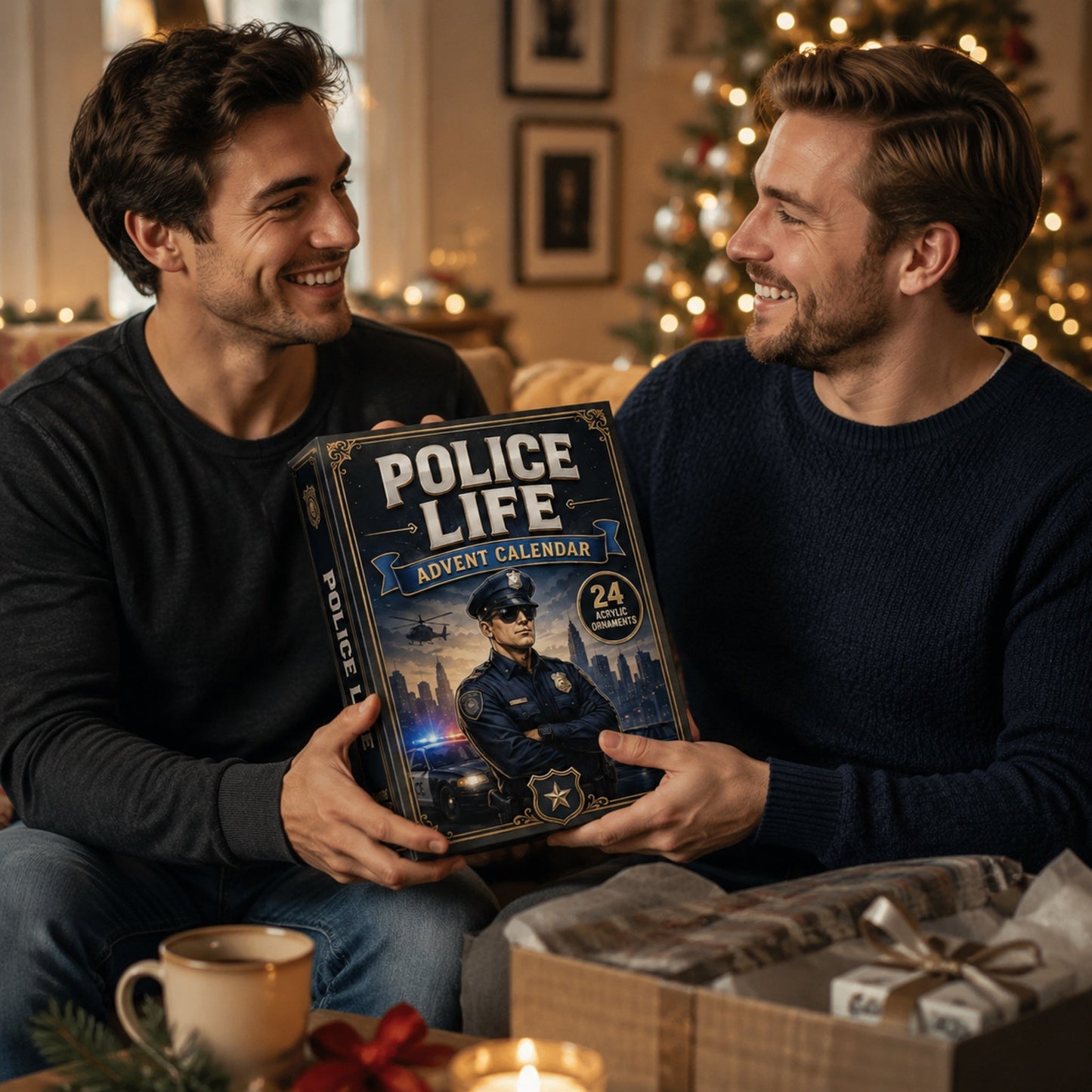 Police Life Hero Advent Calendar 2026 - 24-Day Festive Countdown, Acrylic Charms Blind Box