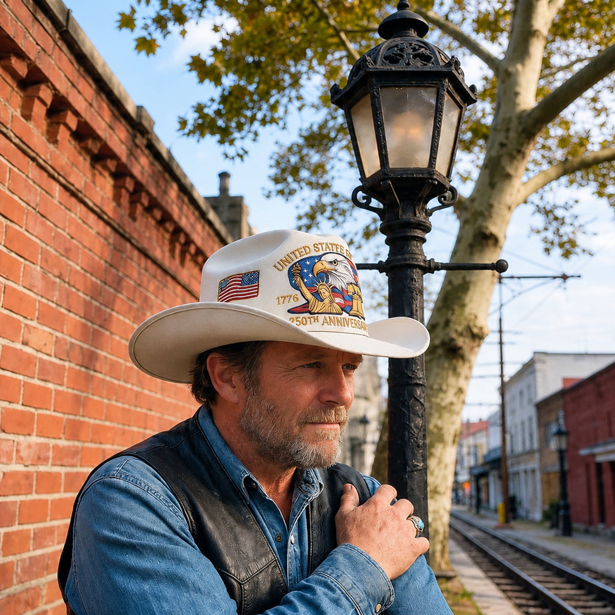 U.S. 250th Anniversary Edition Unisex Felt Cowboy Hat