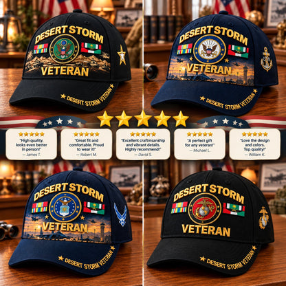 🎖️ Desert Storm Veteran Cap – Your Service. Your Pride. (1991–2026 - 35TH ANNIVERSARY)