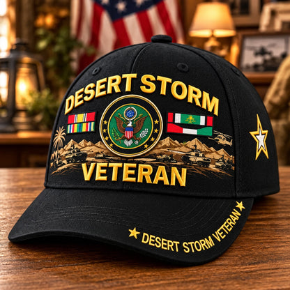 🎖️ Desert Storm Veteran Cap – Your Service. Your Pride. (1991–2026 - 35TH ANNIVERSARY)