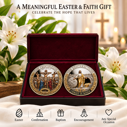 Two Sides, One Promise – Crucifixion & Resurrection Commemorative Coin