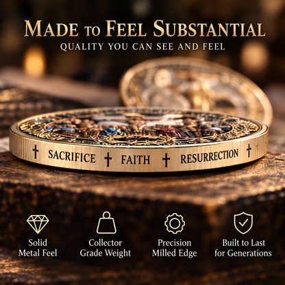 Two Sides, One Promise – Crucifixion & Resurrection Commemorative Coin