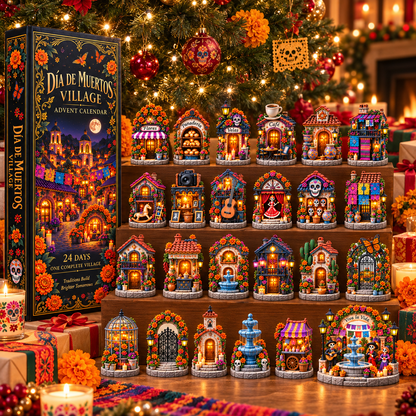 24 Days to Build a Village of Memories — Día de Muertos Village Advent Calendar 2026