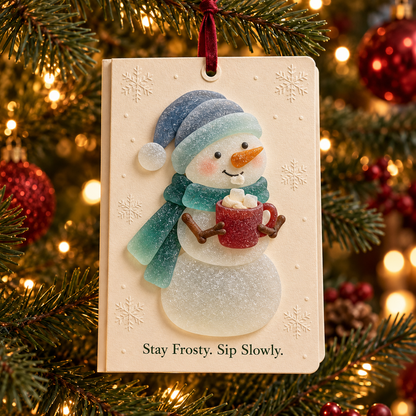 🎄 Funny Christmas Hanging Card Ornament – 6 Designs Foldable Greeting Card ✨❤️