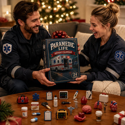 Paramedic Life Saver Advent Calendar 2026 - 24-Day Festive Countdown, Acrylic Charms Blind Box
